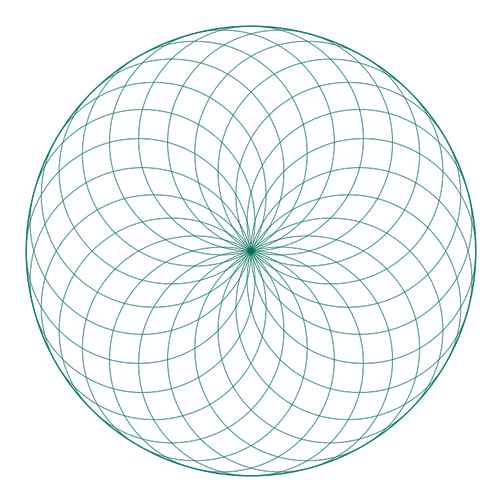 ACUV rosette graphic